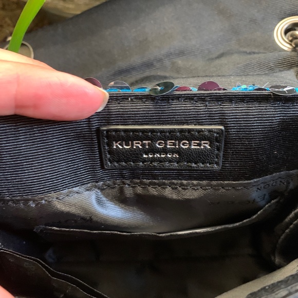 Kurt Geiger London sequins flap crosb/Shoulder - Picture 8 of 16